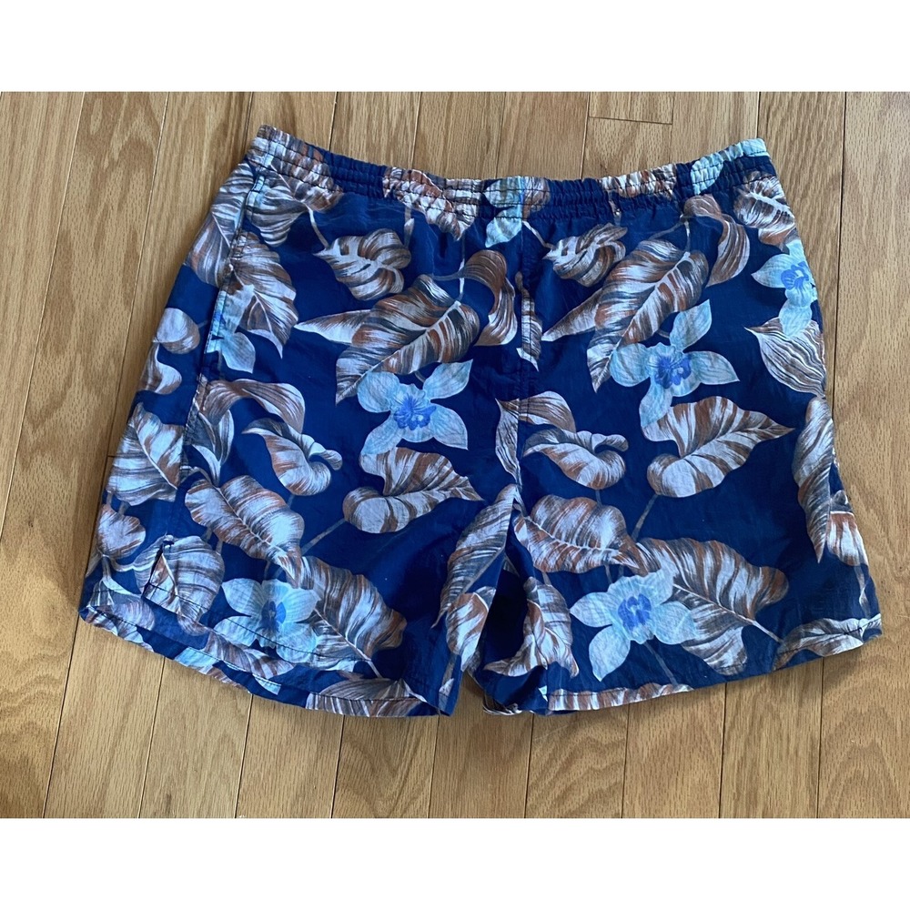 Catalina Floral Swim Trunks Board Shorts Lined Men's Size Large